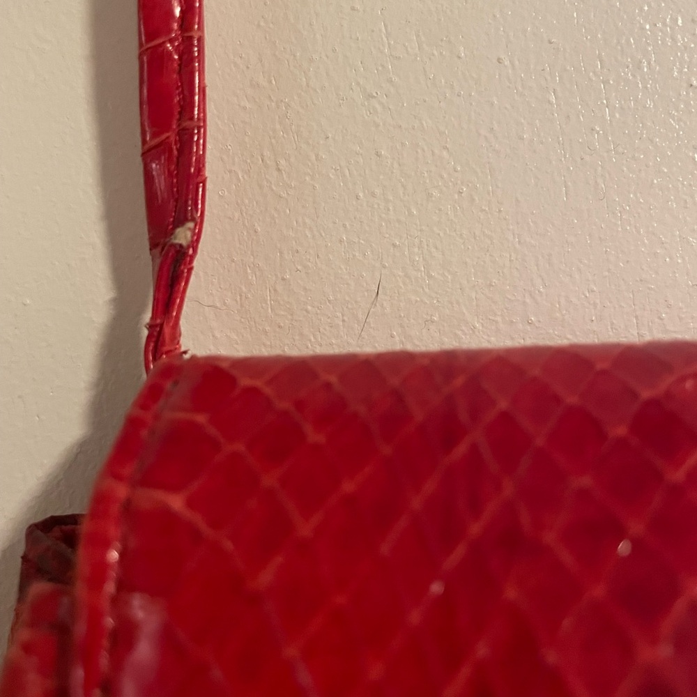 Vintage Neiman Marcus Snake Embossed Handbag - image 6